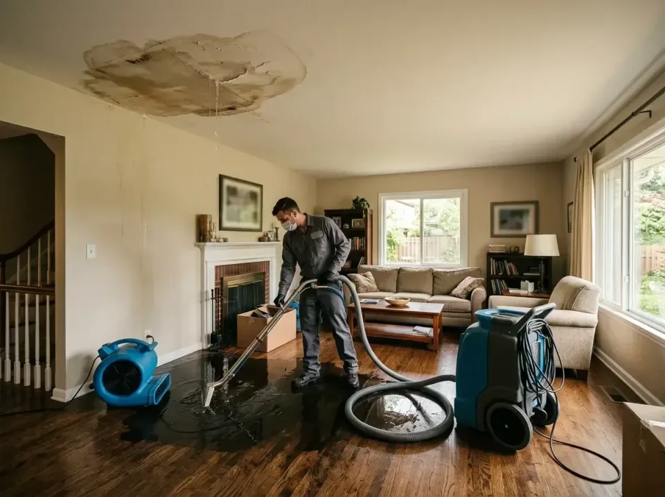 attic-pipe-burst-ceiling-drip-008 — frequently asked questions, Water Damage Restoration & Carpet Care in Woodstock, VA